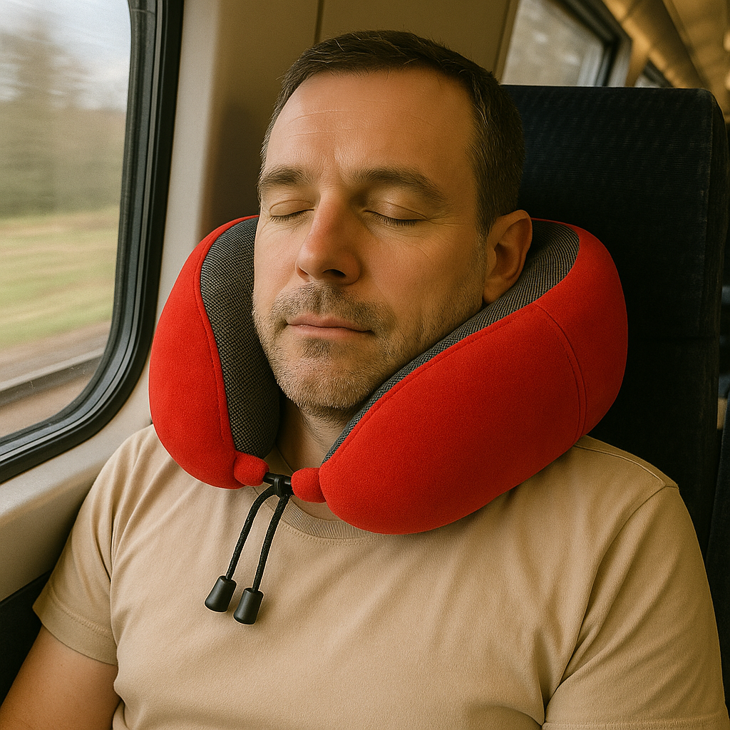 Memory Foam Travel Pillow