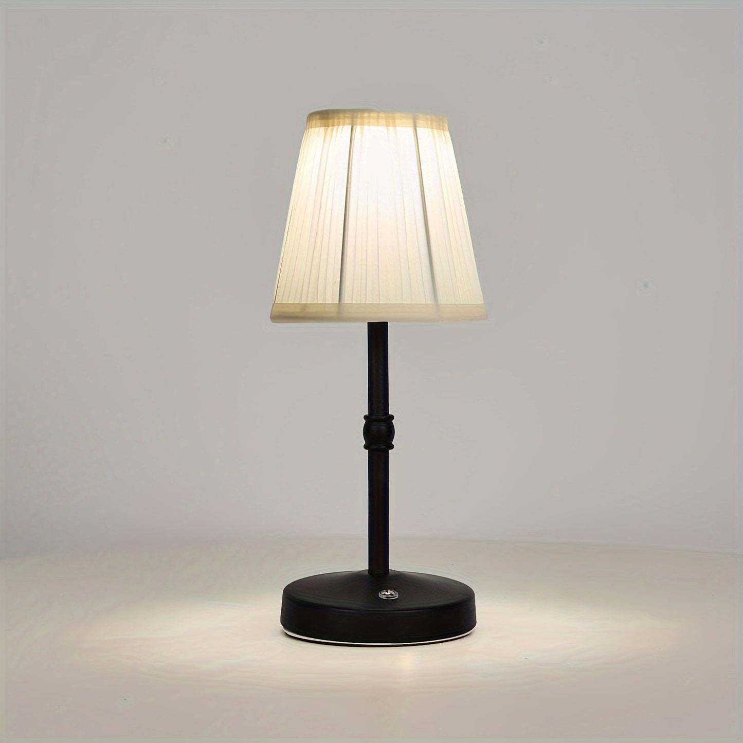 Cordless Antique Brass Table Lamp | Rechargeable Touch LED Light