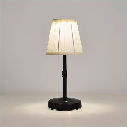 Cordless Antique Brass Table Lamp | Rechargeable Touch LED Light