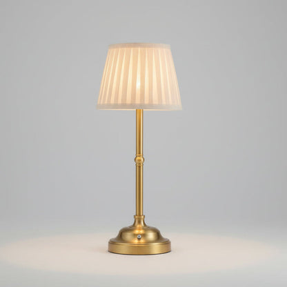 Table Lamp Cordless Rechargeable Brass LED Touch Dimmable