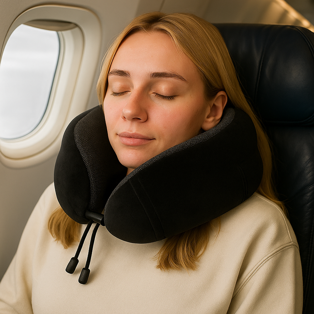Memory Foam Travel Pillow