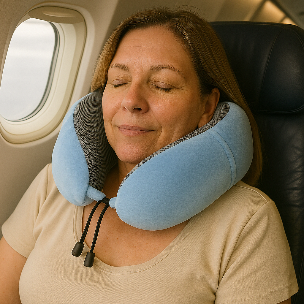 Memory Foam Travel Pillow