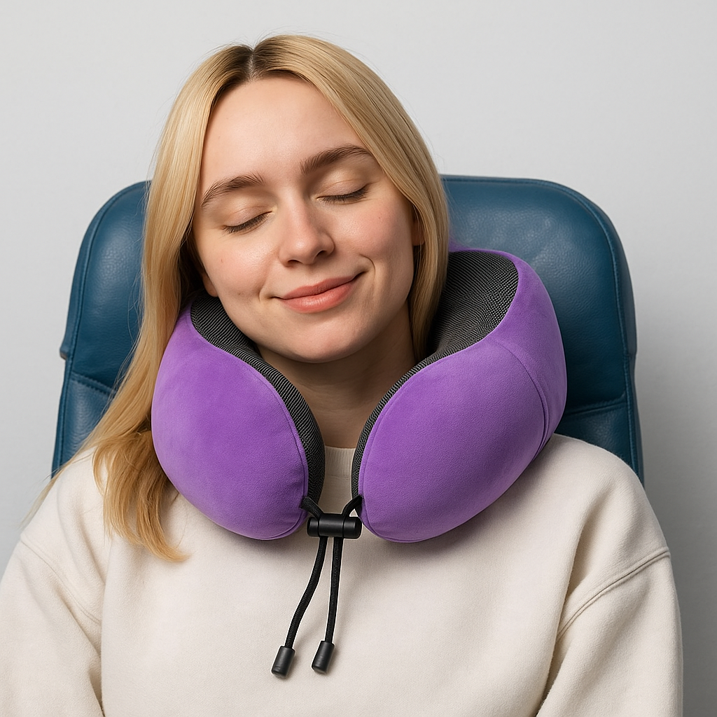 Memory Foam Travel Pillow