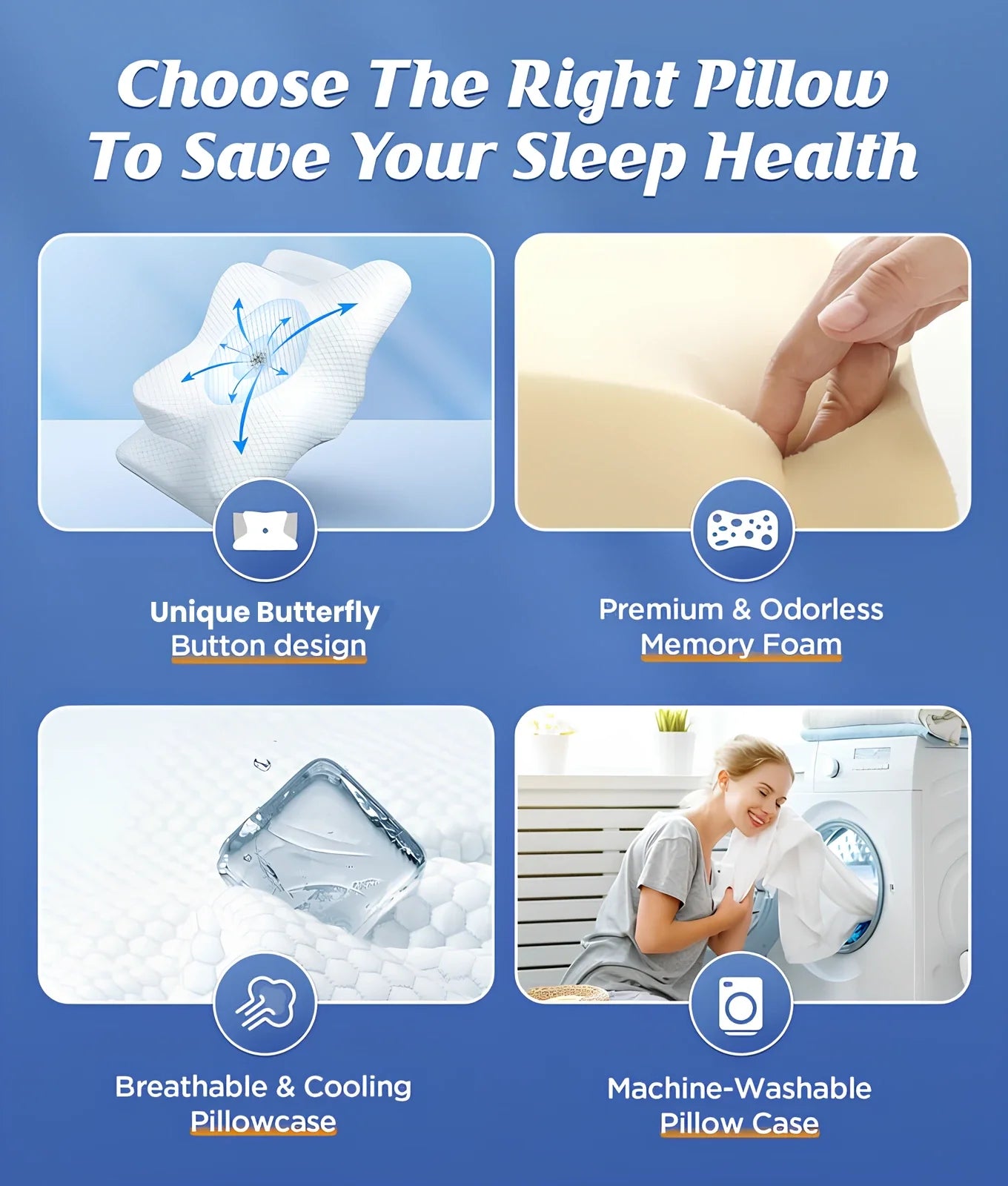 Leomera Memory Foam Neck Pillow