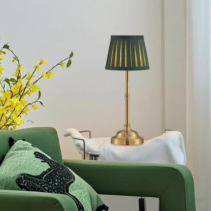 Table Lamp Cordless Rechargeable Brass LED Touch Dimmable