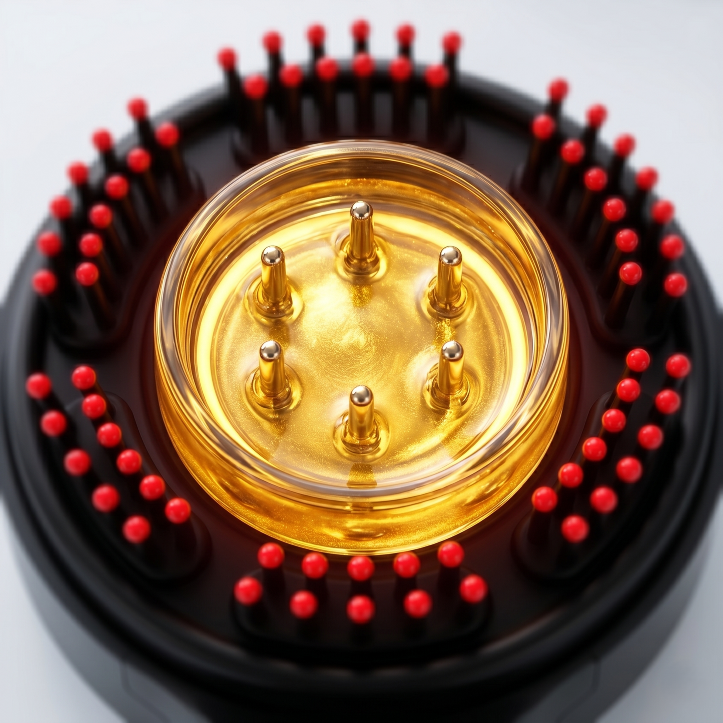 Heated Scalp Massage Oil Applicator Brush