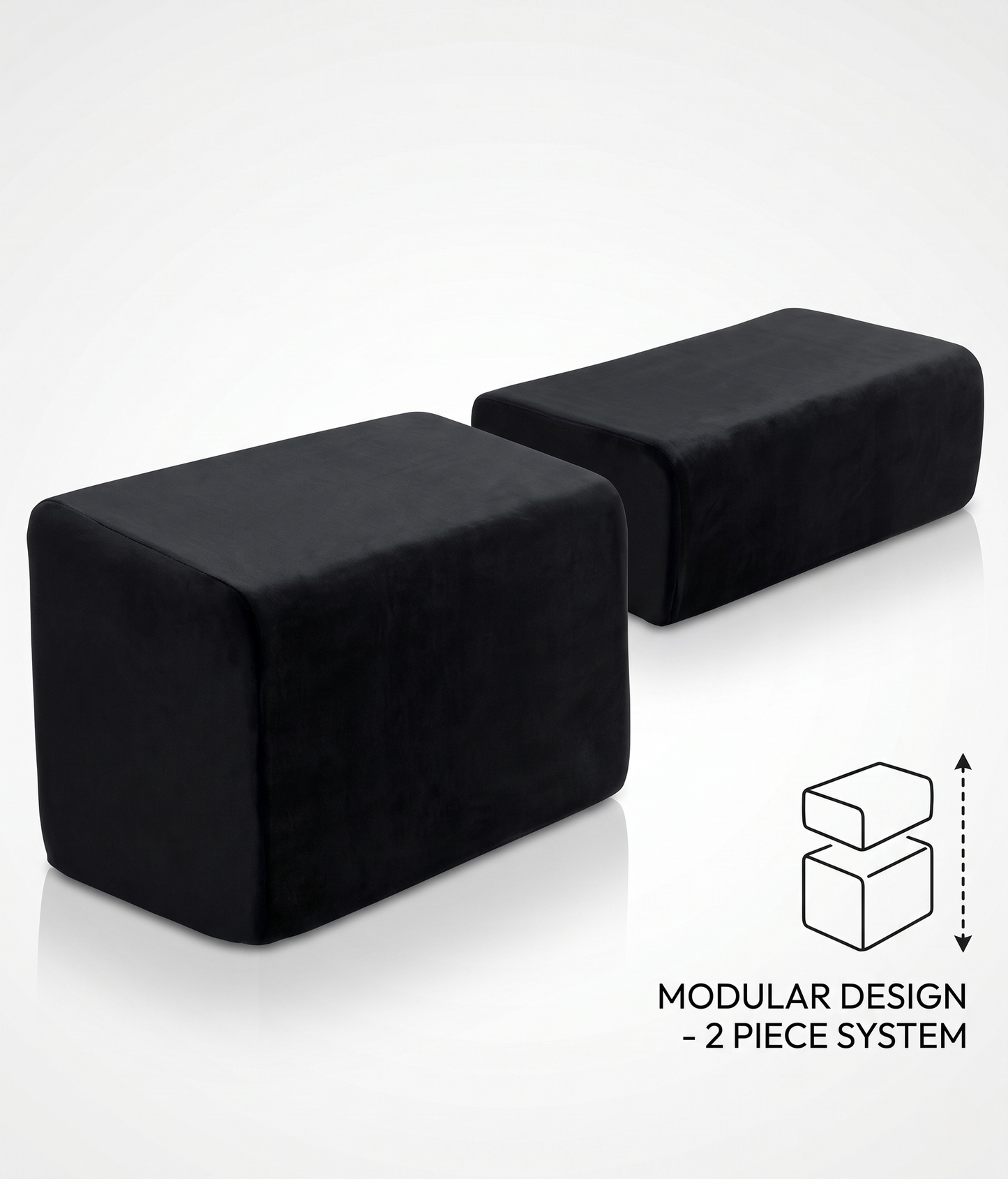 2-in-1 Adjustable Ergonomic Foot Rest – 3 Height Levels for Posture & Desk Comfort