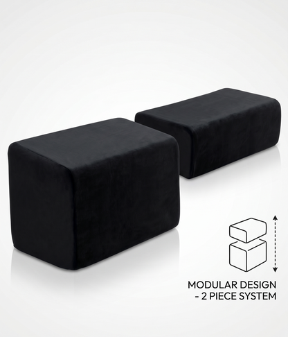 2-in-1 Adjustable Ergonomic Foot Rest – 3 Height Levels for Posture & Desk Comfort