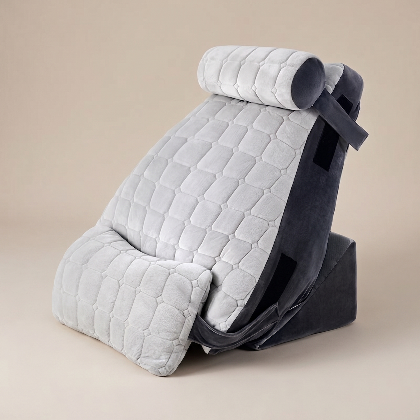 Adjustable Bed Back Support Cushion – Ergonomic Wedge Pillow for Sitting, Reading & Relaxing Comfort