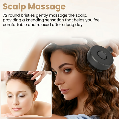 Heated Scalp Massage Oil Applicator Brush