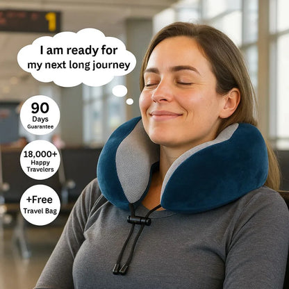 Memory Foam Travel Pillow