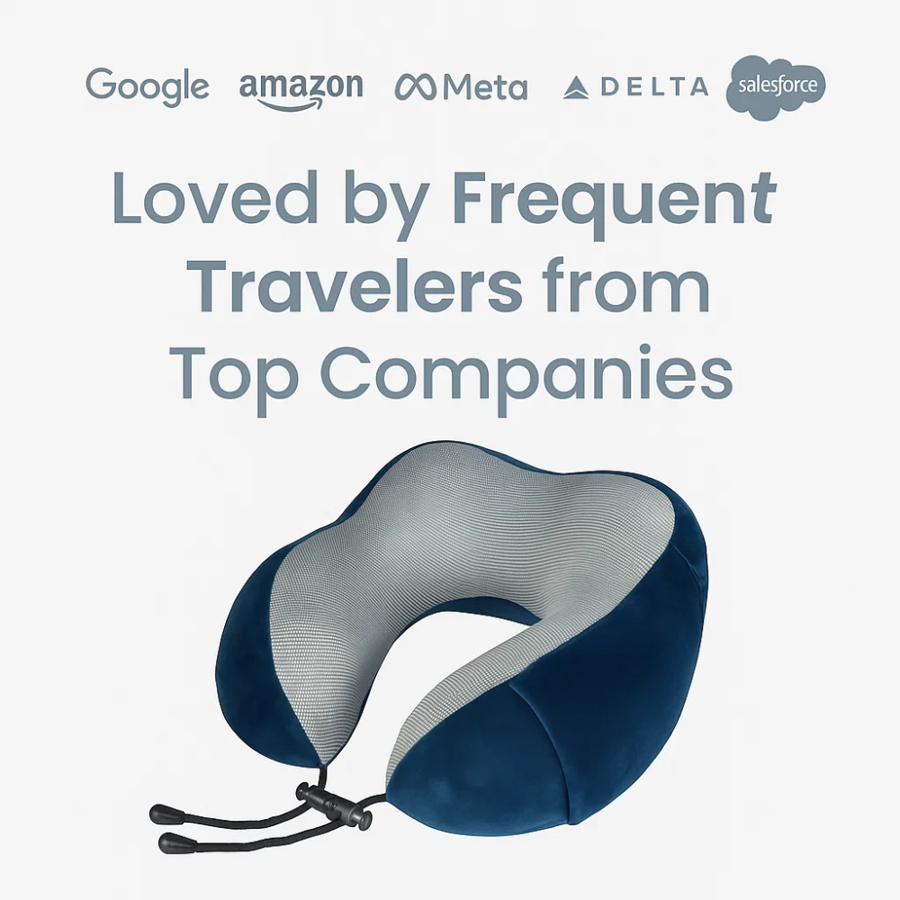 Memory Foam Travel Pillow