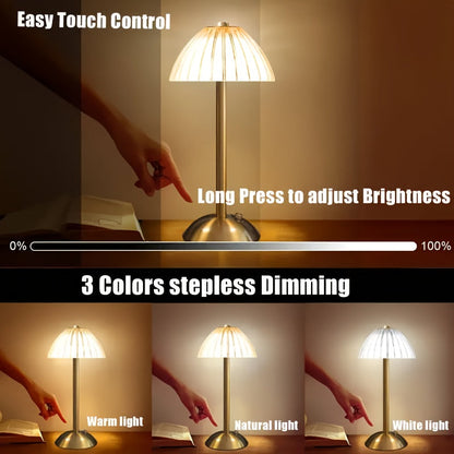 Golden Touch Table Lamp | USB Rechargeable