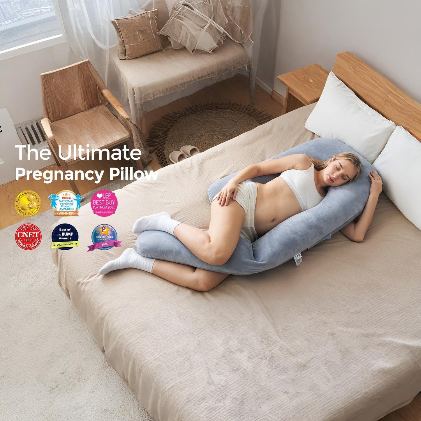 Leomera U-Shape Pregnancy Pillow